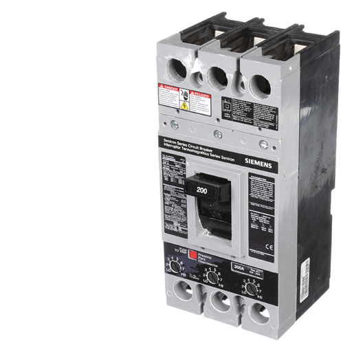 Product image for Siemens HFXD63B200 3-Pole 200 Amp 600 VAC 25 kA Molded Case Circuit Breaker