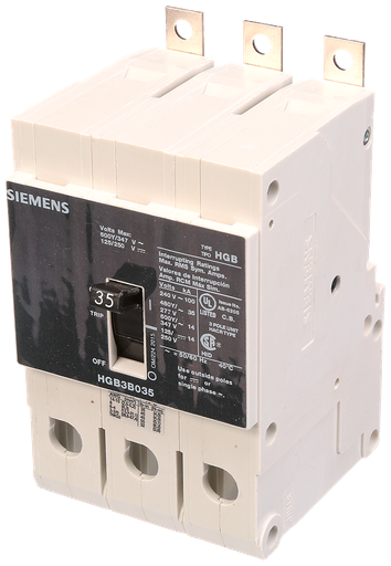 Product image for Siemens HGB3B035B BRKR HGB 35A 3P 480Y