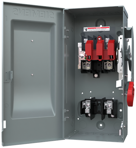 Product image for Siemens HNF362RPV 600 VDC 60 Amp 3-Pole 3-Wire NEMA 3R Heavy Duty Non-Fusible Safety Switch