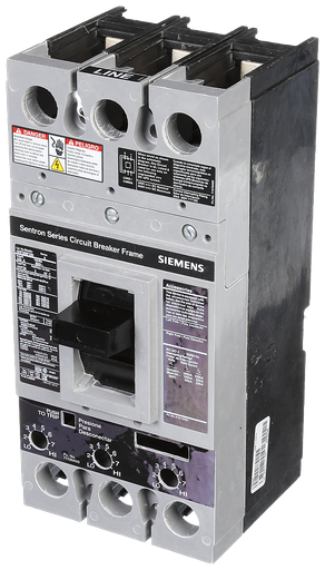 Product image for Siemens HHFD63F250 3-Pole 250 Amp 600 VAC 25 kA Circuit Breaker FD Frame
