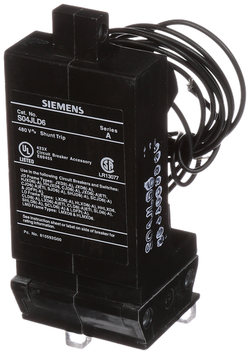 Product image for Siemens S04JLD6 BREAKER JD/LD/LMD 480VA