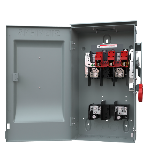 Product image for Siemens HF221NR 240 VAC/250 VDC 30 Amp 2-Pole 3-Wire NEMA 3R Heavy Duty Fusible Safety Switch