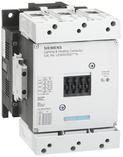 Product image for Siemens LEN00H003120A Contactor LE,400A