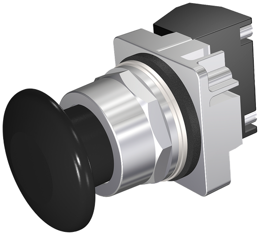 Product image for Siemens 52PP2W1A PUSHBUTTON,MTD,BLK,1 3