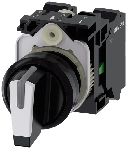 Product image for Siemens 3SU11002BL603NA0 SEL SW, 3POS,