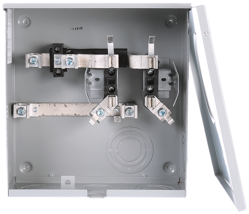 Product image for Siemens UAS877-PPZA 600 VAC 200 Amp 1-Phase 3-Wire 4-Jaw 1-Position Horn Bypass Ringless Meter Mounting Equipment