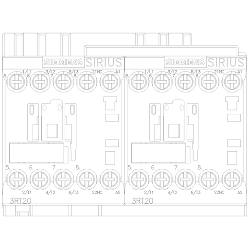 Product image for Siemens 3RA23178XB301AP0 CONTACTOR REV