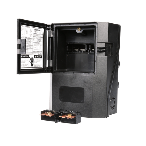 Product image for Siemens WN2060PLX 240V 60A 10hp Plastic Non-Fusible AC Disconnect, 1-Phase, NEMA-3R