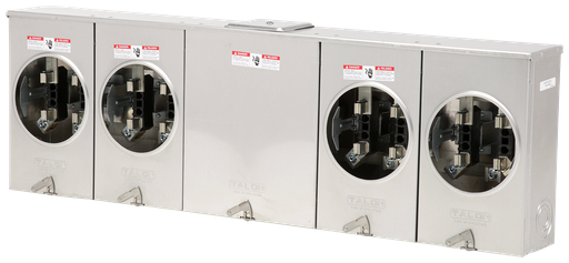 Product image for Siemens UA4739-ZGF 600 VAC 200 Amp 1-Phase 3-Wire 4-Jaw 4-Position No Bypass Ringless Meter Mounting Equipment