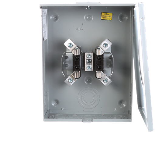 Product image for Siemens SUAT417-PG 600 VAC 200 Amp 1-Phase 3-Wire 4-Jaw 1-Position No Bypass Ringless Meter Mounting Equipment