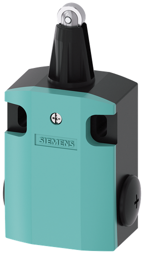 Product image for Siemens 3SE51220CD02 M20 x 1.5 Metal 1NO 1NC Snap Action Roller Plunger Limit Switch
