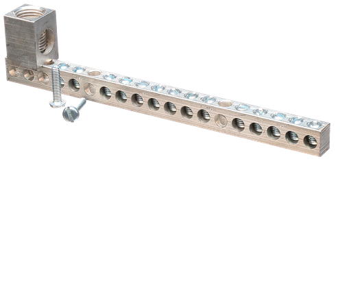 Product image for Siemens ECGB142 14 to 4 AWG Copper/Aluminum 14-Position Load Center Ground Bar Kit