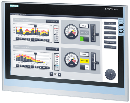 Product image for Siemens 6AV21240UC020AX1 SIMATIC HMI TP