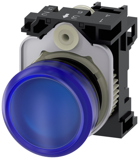 Product image for Siemens 3SU11026AA501AA0 INDICATOR LIGH