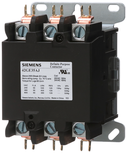Product image for Siemens 42GE35AJ Contactor, 42DP,90A,3P
