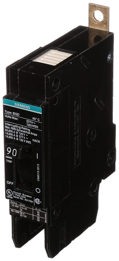Product image for Siemens BQD190 BREAKER BQD 1P 90A 277VA