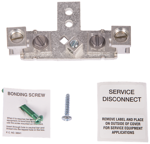 Product image for Siemens HN623 60/100 Amp Standard Safety Switch Neutral Kit