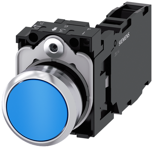 Product image for Siemens 3SU11500AB501FA0 PUSHBUTTON. BL