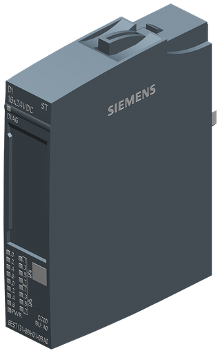 Product image for Siemens 6ES71316BH000BA0 24 VDC 16-Input PLC Digital Input Module