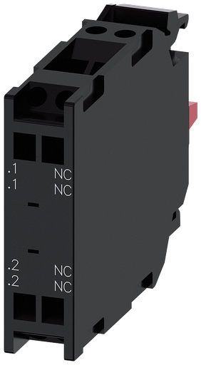 Product image for Siemens 3SU14001AA103EA0 CONTACT MODULE