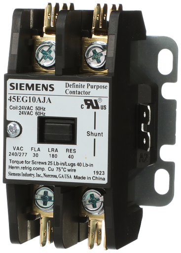 Product image for Siemens 45EG10AJA Contactor, 45DP,30A,1