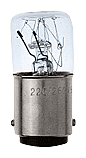 Product image for Siemens 8WD4328-1XX 5 W 24 VAC/ADC BA15d Clear Incandescent Lamp