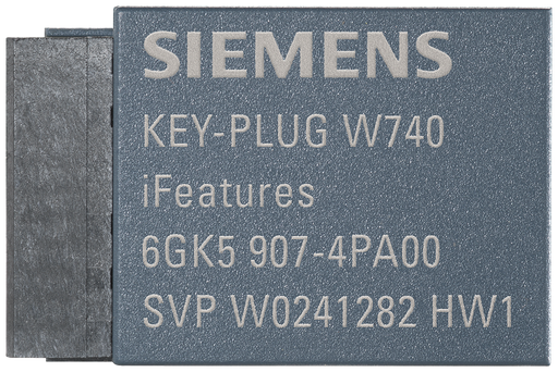 Product image for Siemens 6GK59074PA00 KEY-PLUG W740 IFEA