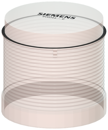 Product image for Siemens 8WD4400-1AE 70 mm 12 to 240 VAC 240 VDC Clear Thermoplastic Incandescent/LED Light Element