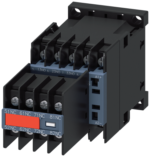 Product image for Siemens 3RH22444BG40 CONTROL RELAY 4NO+