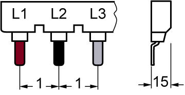 Product image for Siemens 5ST36652HG PIN BUSBAR 16