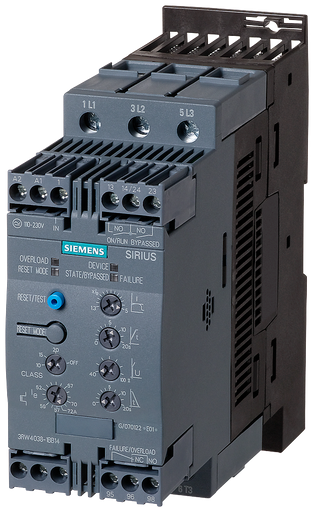 Product image for Siemens 3RW4038-1BB14 SIRIUS SOFT START