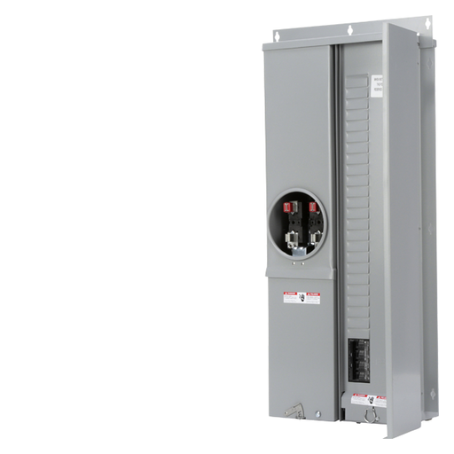 Product image for Siemens MC2442B1200EFV 200 Amp 24-Space 42-Circuit OH/UG 5-Jaw Ring No Bypass Meter Main Solar Ready Meter Center