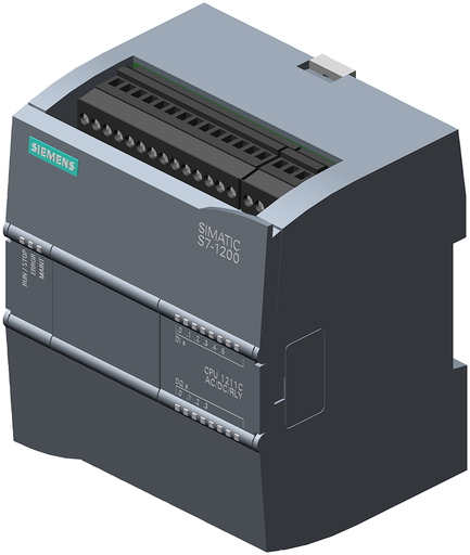 Product image for Siemens 6ES72111BE310XB0 120/230 VAC 2-Analog Input 6-Digital Input/4-Digital Output Automation CPU