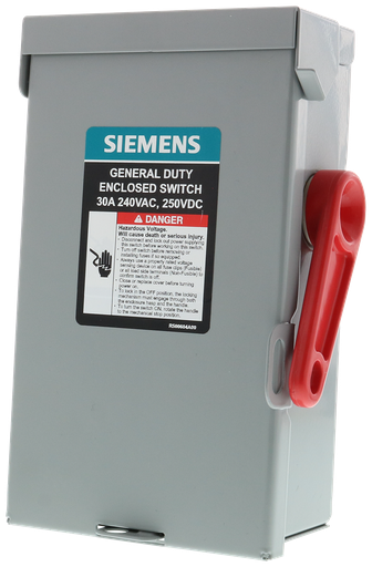 Product image for Siemens GF221NA GDSS FUS 2P3W 240V 30A
