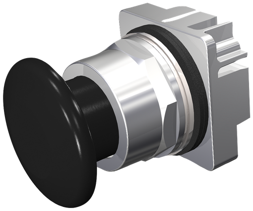 Product image for Siemens 52PM9W1 PUSHBUTTON,MOM,BLK,1 3/