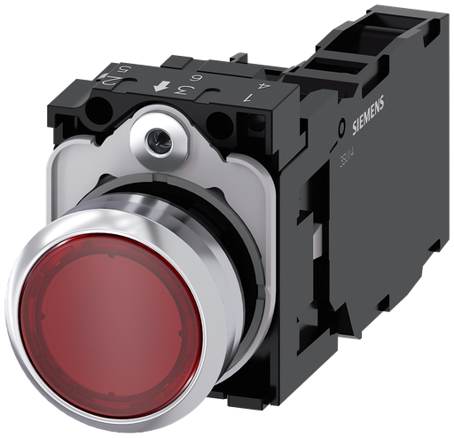 Product image for Siemens 3SU11520AB201FA0 ILLUMINATED PU