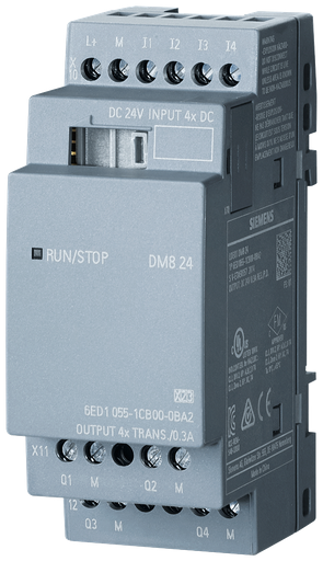 Product image for Siemens 6ED10551CB000BA2 LOGO DM8 24 E