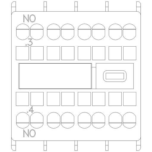 Product image for Siemens 3RH29112HA10 AUX. SWITCH 1NO FO