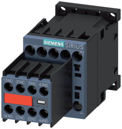 Product image for Siemens 3RT20151BB443MA0 CONTACTOR S00