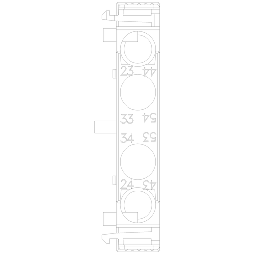 Product image for Siemens 3RH29111DA20 AUX. SWITCH LATERA