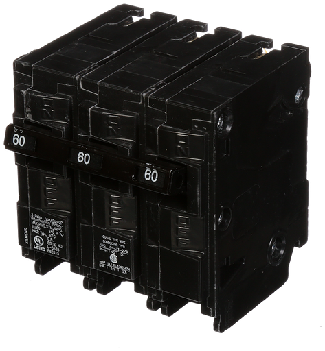 Product image for Siemens Q360 Breaker 60 Amp 3-Pole 240 Volt Circuit Breaker