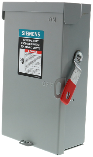 Product image for Siemens GF322NA GDSS FUS 3P4W 240V 60A NEMA 1 SERIES A