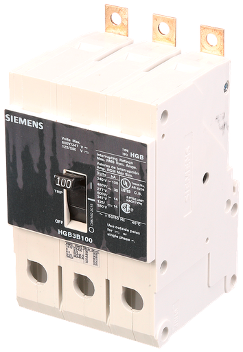Product image for Siemens HGB3B100B BRKR HGB 100A 3P 480Y
