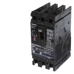 Product image for Siemens ED63A010 600 Volt 10 Amp 3-Pole Circuit Breaker with ETI Lugs