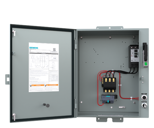 Product image for Siemens 87GUG6MC 240/440 to 480 VAC 25 to 100 Amp 30 Hp 3-Phase NEMA 3/3R Full Voltage Pump Control Panel