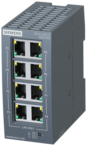 Product image for Siemens 6GK50080GA101AB2 SCALANCE XB008