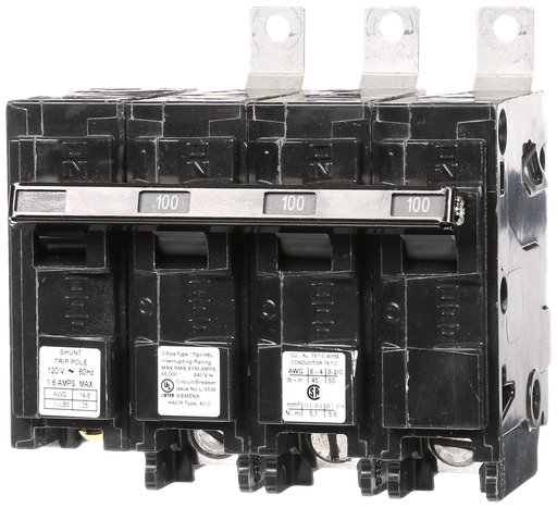 Product image for Siemens B3100HH00S01 BREAKER 100A 3P 24