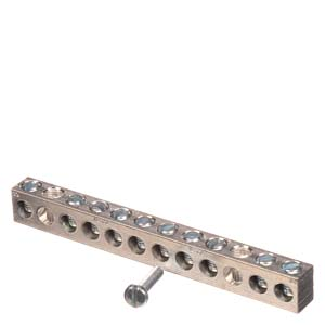 Product image for Siemens ECGB10 14 to 4 AWG Copper/Aluminum 10-Position Load Center Ground Bar Kit