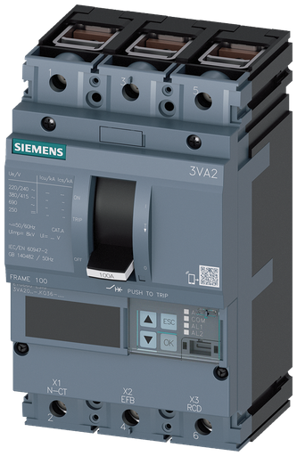 Product image for S-A 3VA2010-8KQ36-0AA0 BRKR 3VA20 3