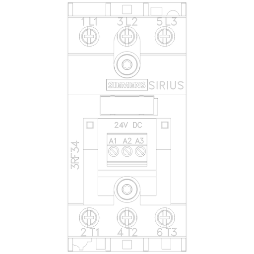 Product image for Siemens 3RF34031BD04 SS CONTACTOR 3.8A